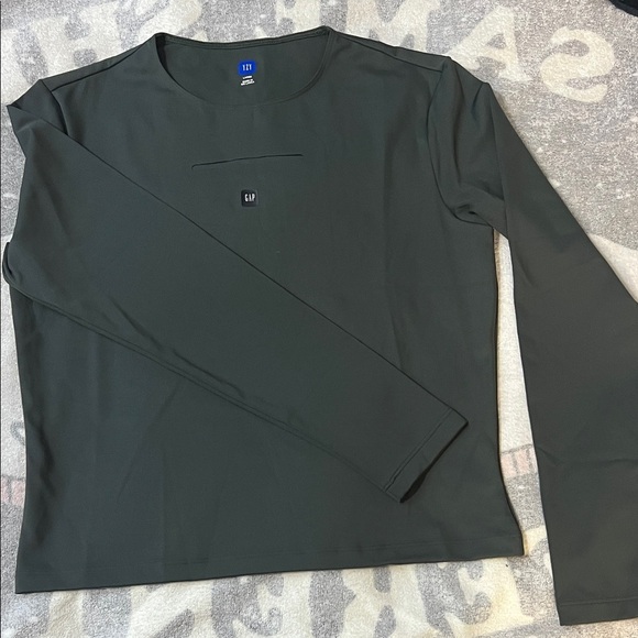 YZY Yeezy Gap 75 LS Crewneck Green Size L NEW Kanye Womens - Picture 3 of 9